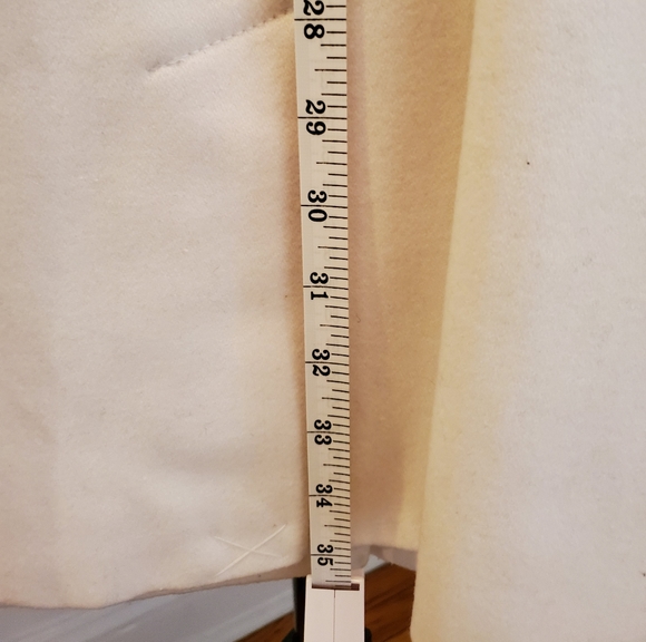 Off white Wool peacoat - Picture 8 of 9